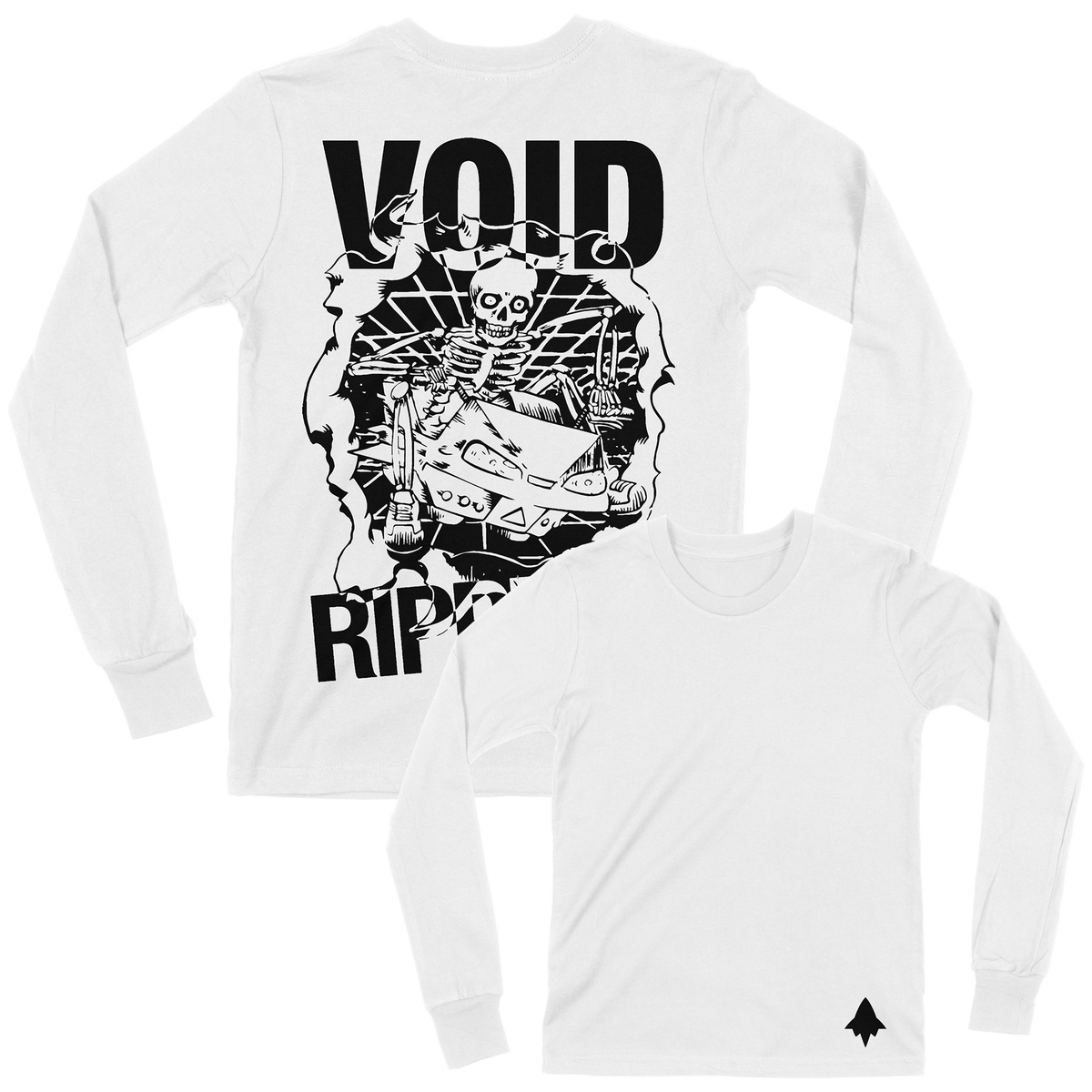 Infinity Shred - Void Rippers White Long Sleeve