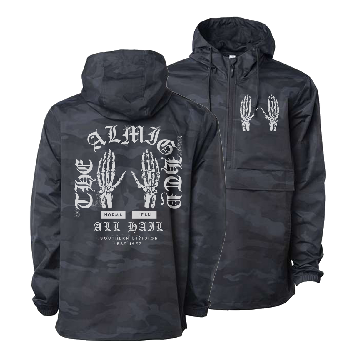 Norma Jean - The Almighty Norma Jean Black Camo Anorak Jacket