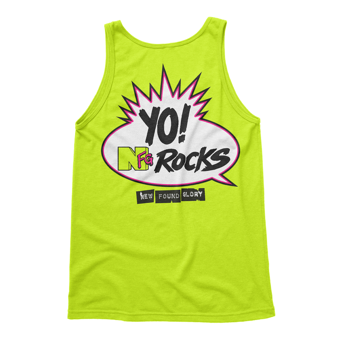 New Found Glory - Neon Green MTV Tank