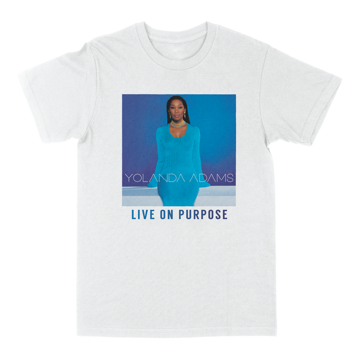 Yolanda Adams - Live On Purpose Photo Shirt
