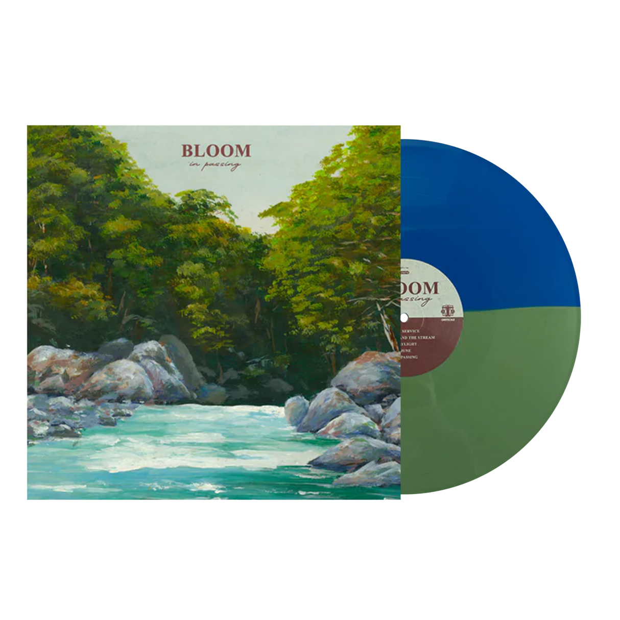 Bloom - In Passing 12" Vinyl (Green & Blue)