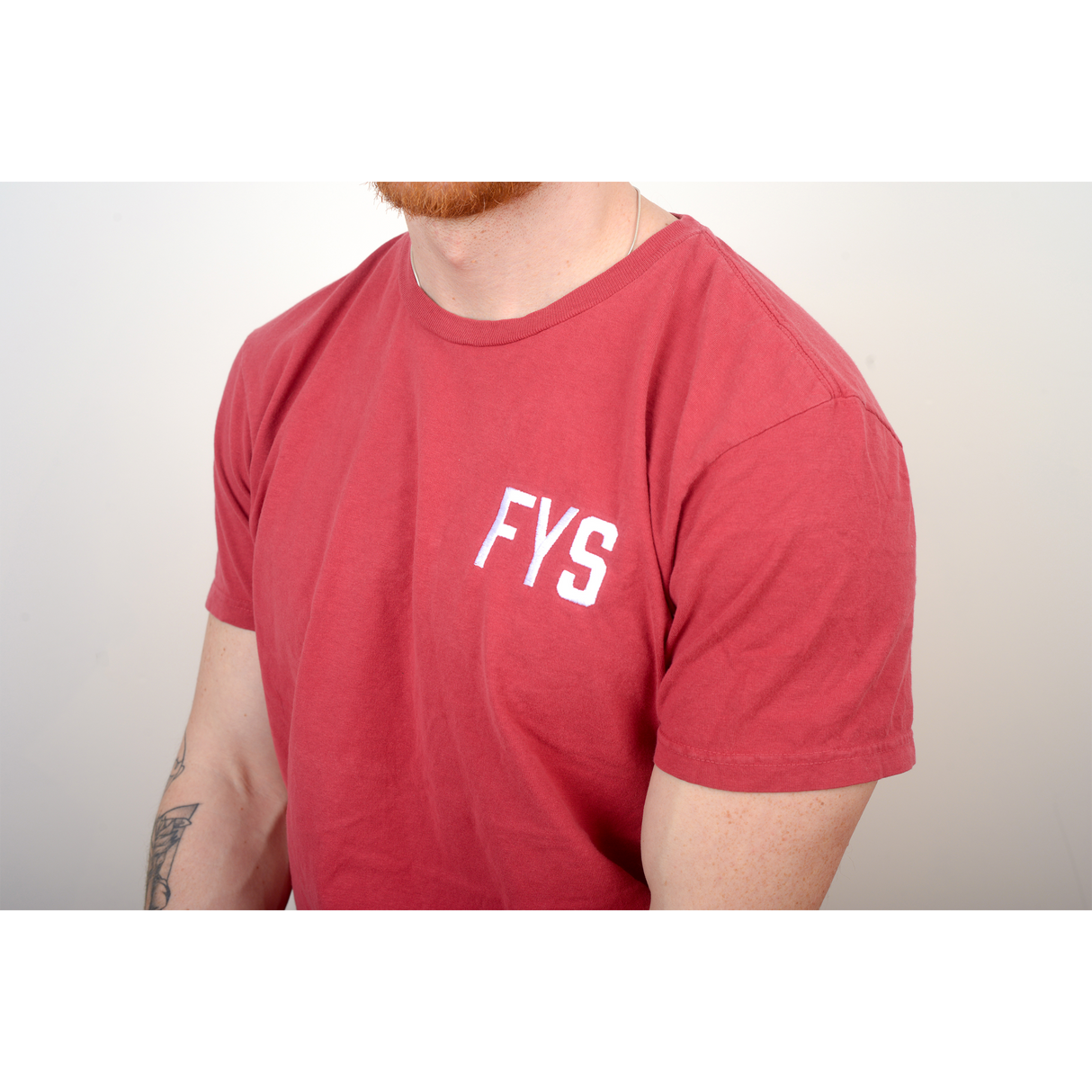 Four Year Strong - Embroidered Logo Shirt (Crimson)