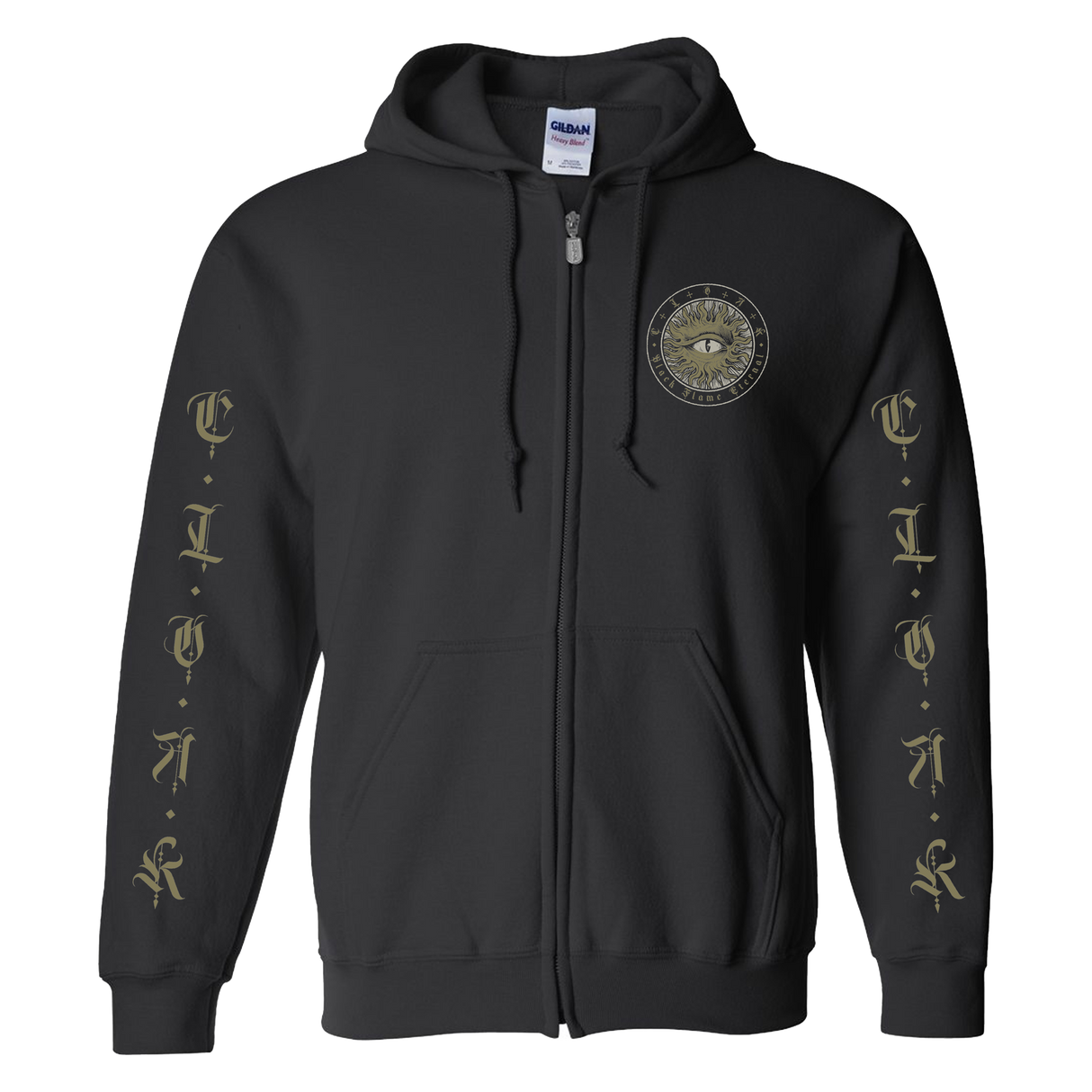 Cloak - Black Flame Eternal Zip Hoodie