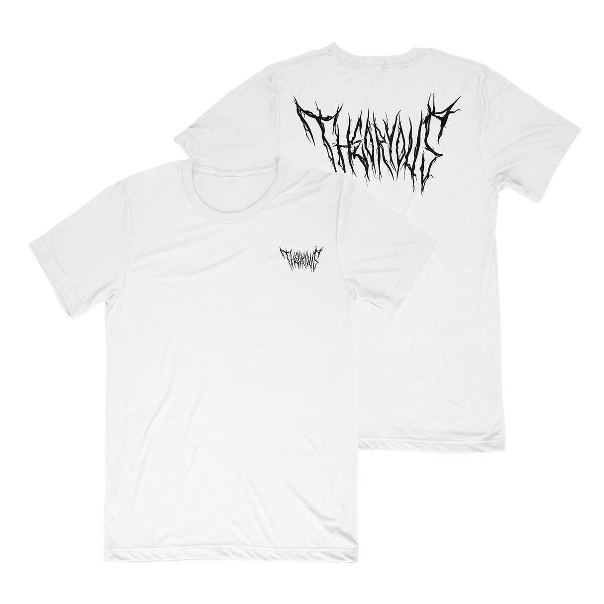 Master Blaster Records - Theoryous Metal Logo (White)