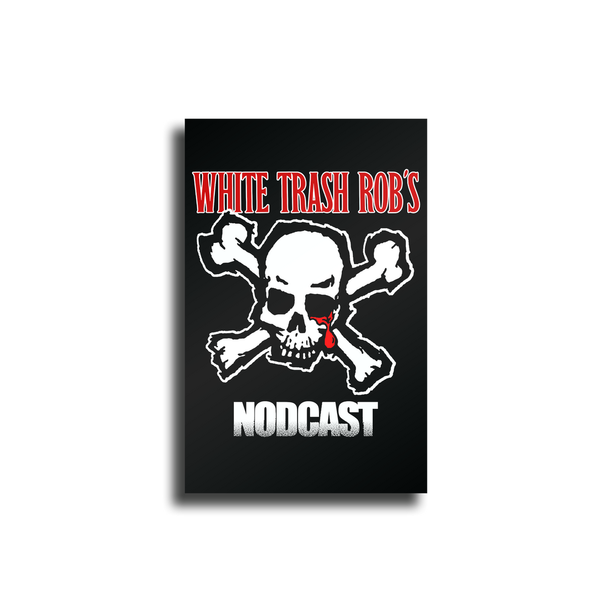 Rob From Nod - Nodcast Skull Poster
