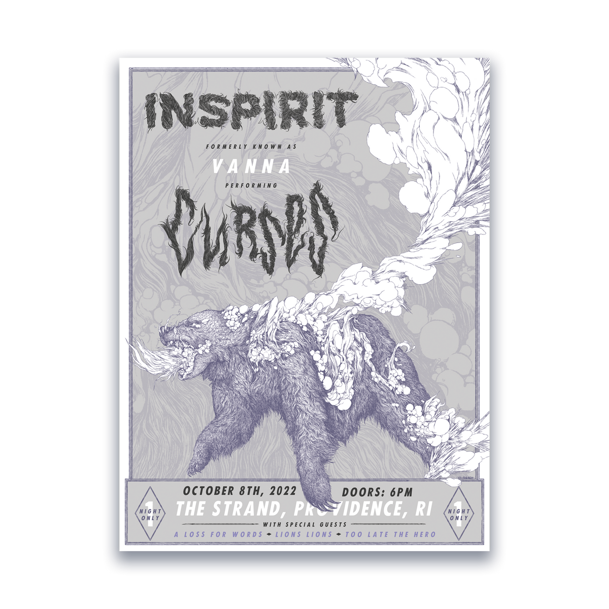 Inspirit - Curses Poster