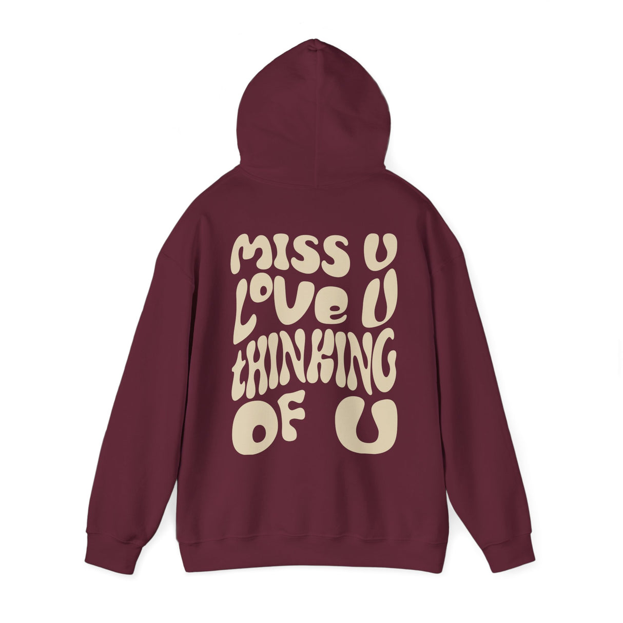 Dalton Maudlin - Miss U Hoodie - Cream Print