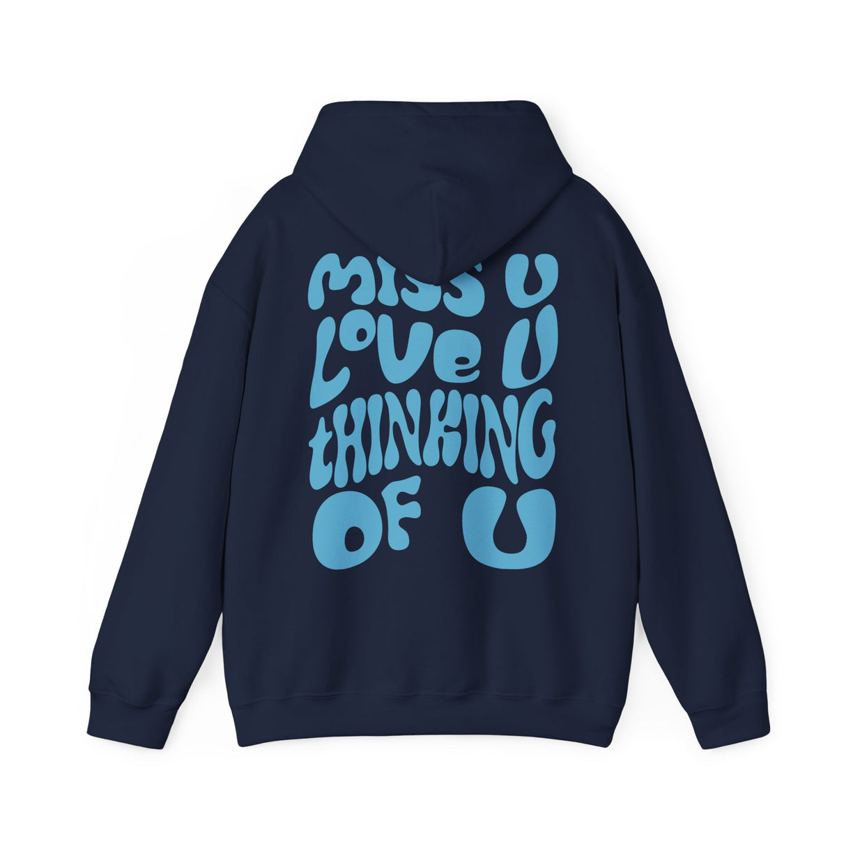 Dalton Maudlin - Miss U Hoodie - Light Blue Print
