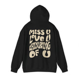 Dalton Maudlin - Miss U Hoodie - Cream Print