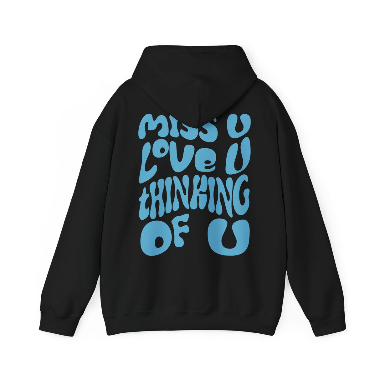 Dalton Maudlin - Miss U Hoodie - Light Blue Print