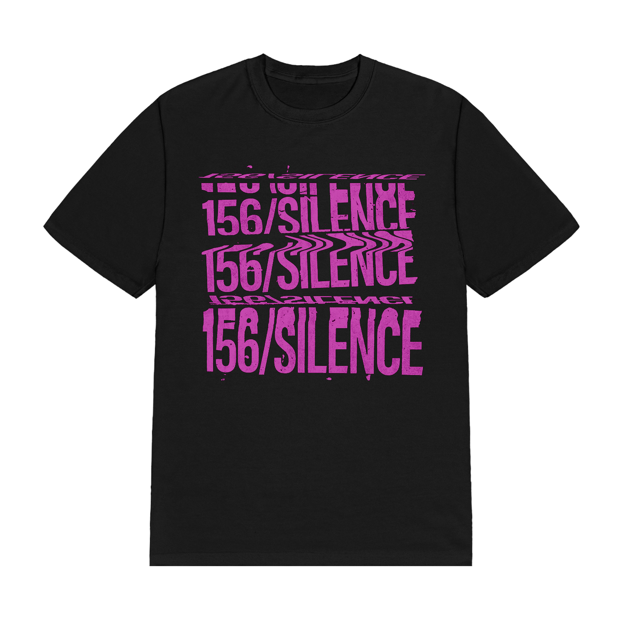 156/Silence - Pink Scanner T-Shirt