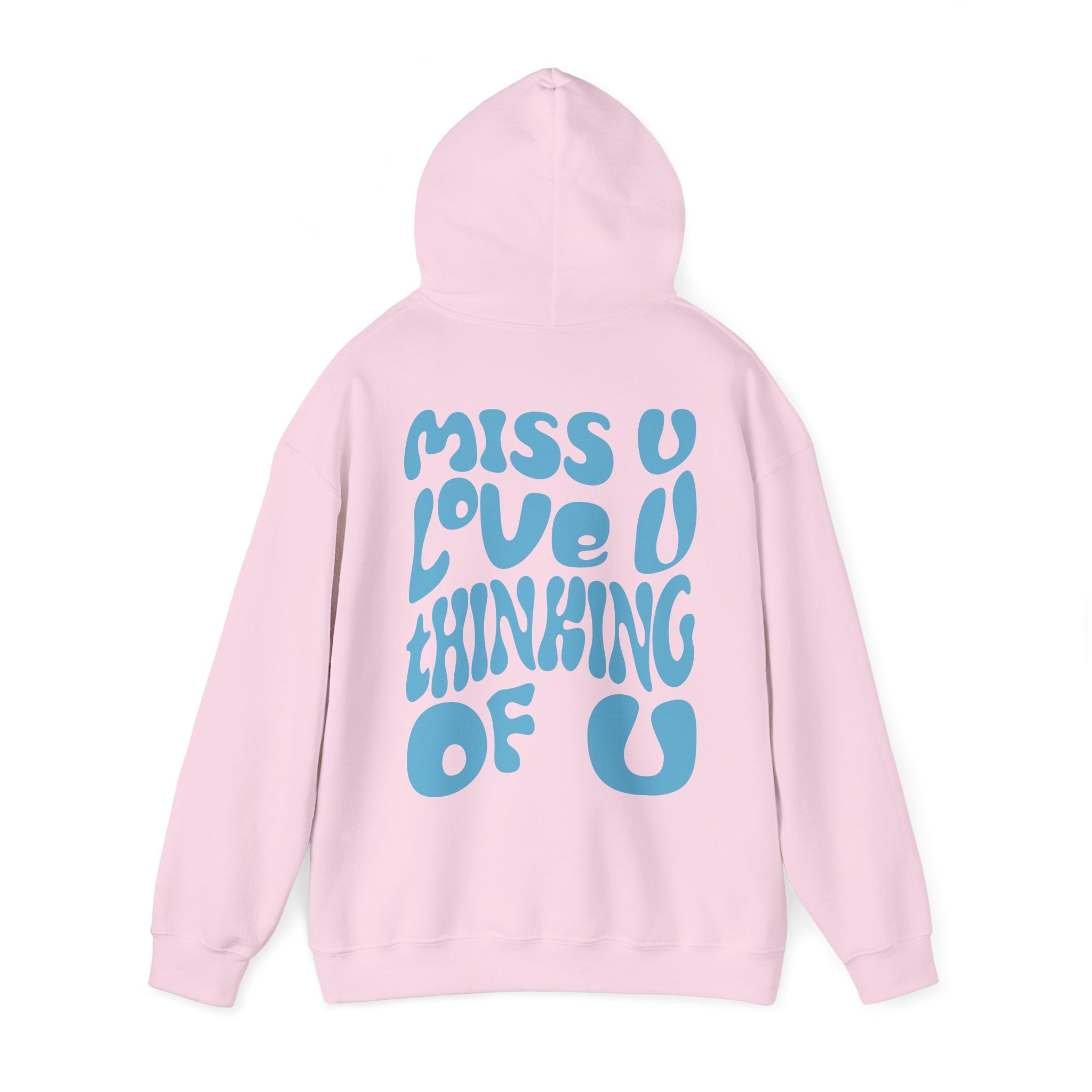 Dalton Maudlin - Miss U Hoodie - Light Blue Print
