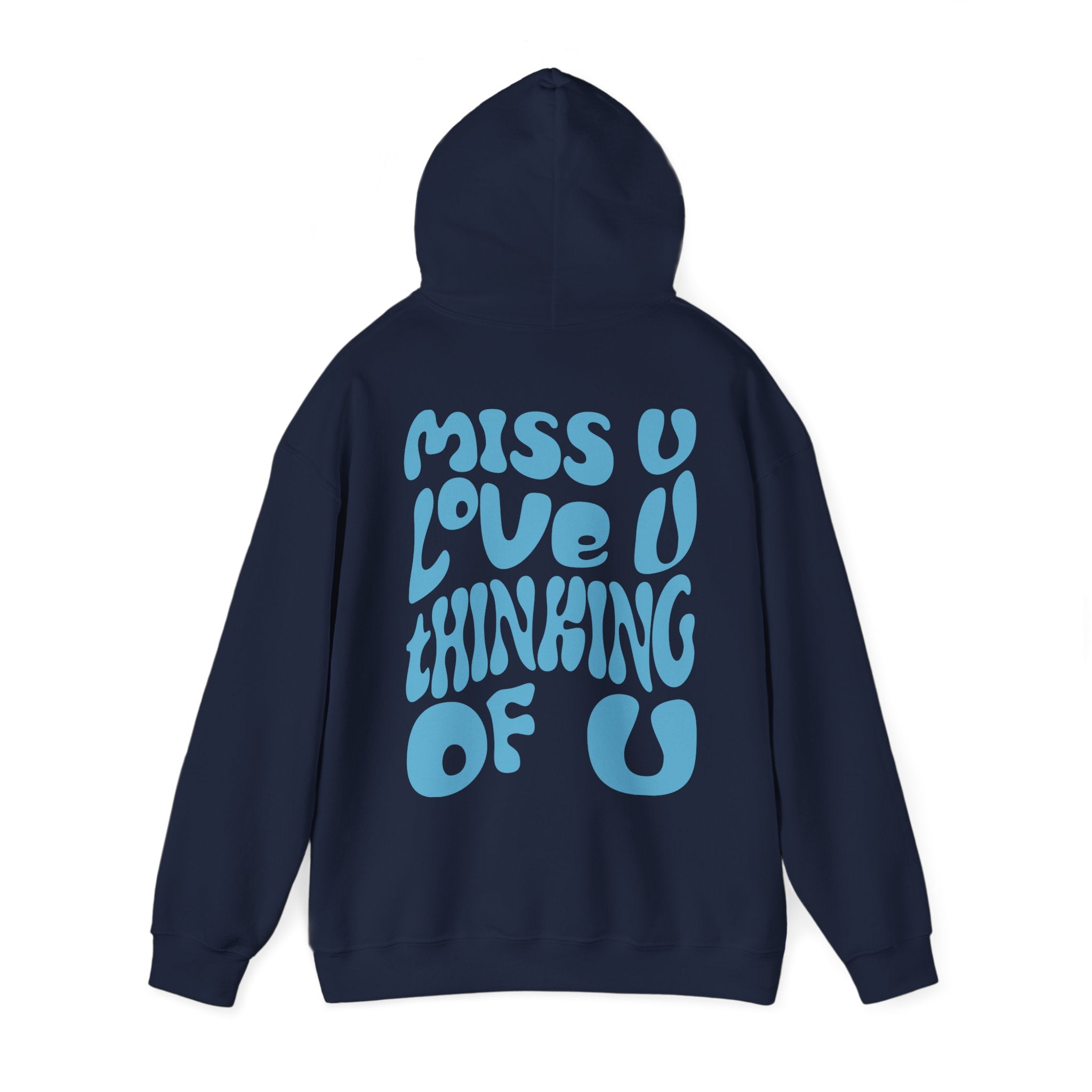 Dalton Maudlin - Miss U Hoodie - Light Blue Print