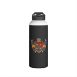 BeardPrincess - HIU Athletics Stainless Steel Water Bottle - Black