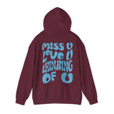 Dalton Maudlin - Miss U Hoodie - Light Blue Print