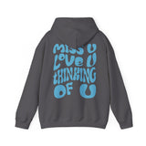 Dalton Maudlin - Miss U Hoodie - Light Blue Print
