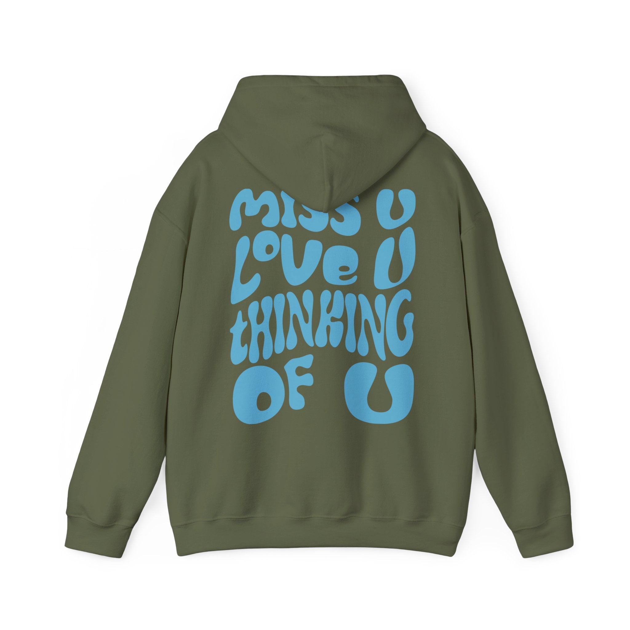 Dalton Maudlin - Miss U Hoodie - Light Blue Print