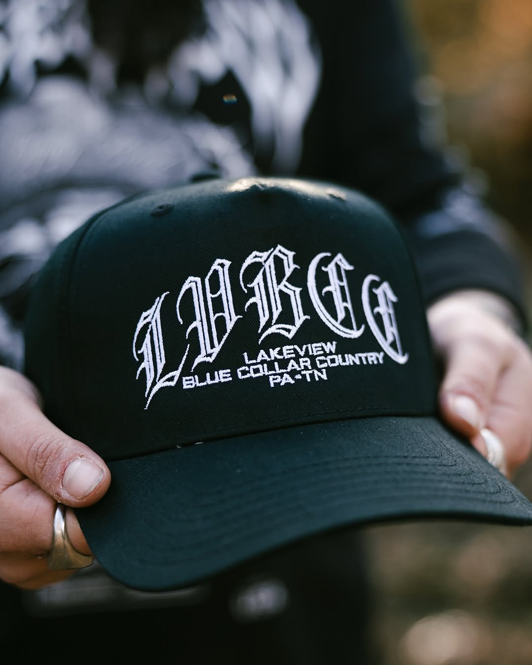 Lakeview - LVBCC Puff Embroidery Hat (Black)