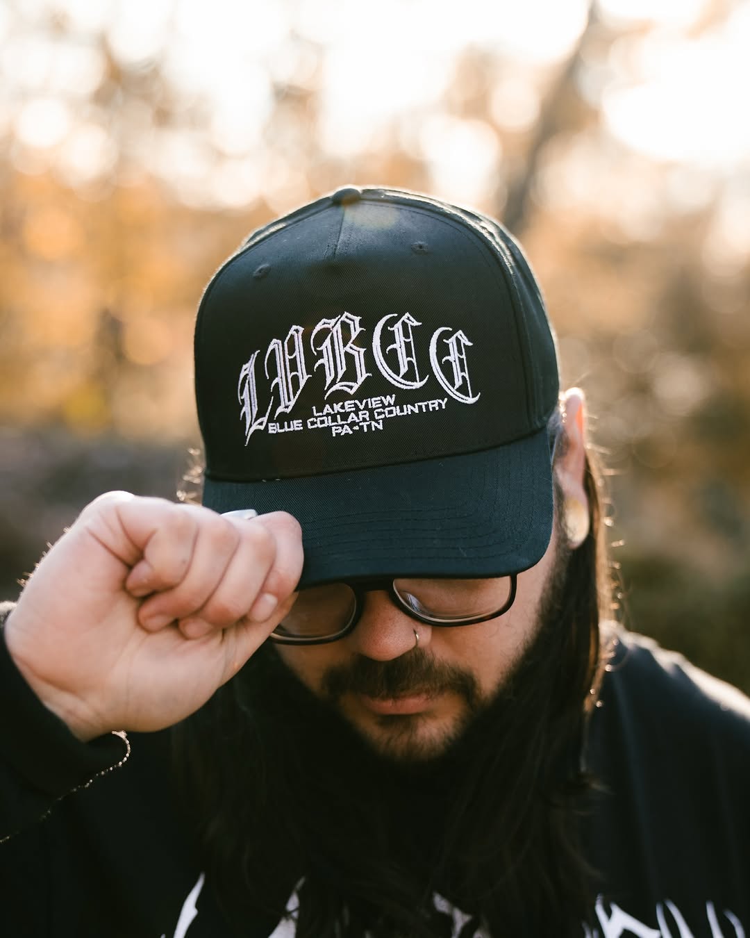 Lakeview - LVBCC Puff Embroidery Hat (Black)