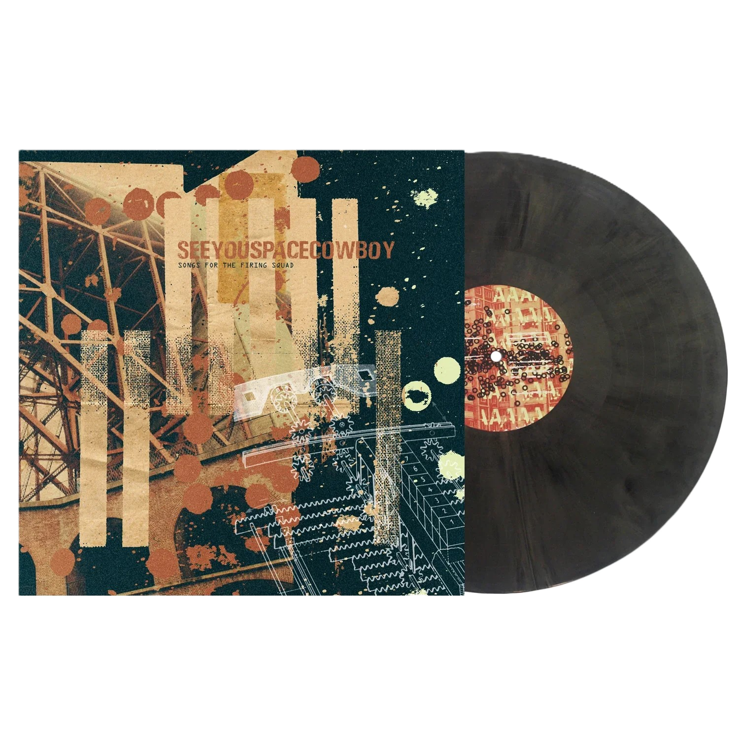 SeeYouSpaceCowboy - Songs for the Firing Squad Gold & Black Galaxy LP