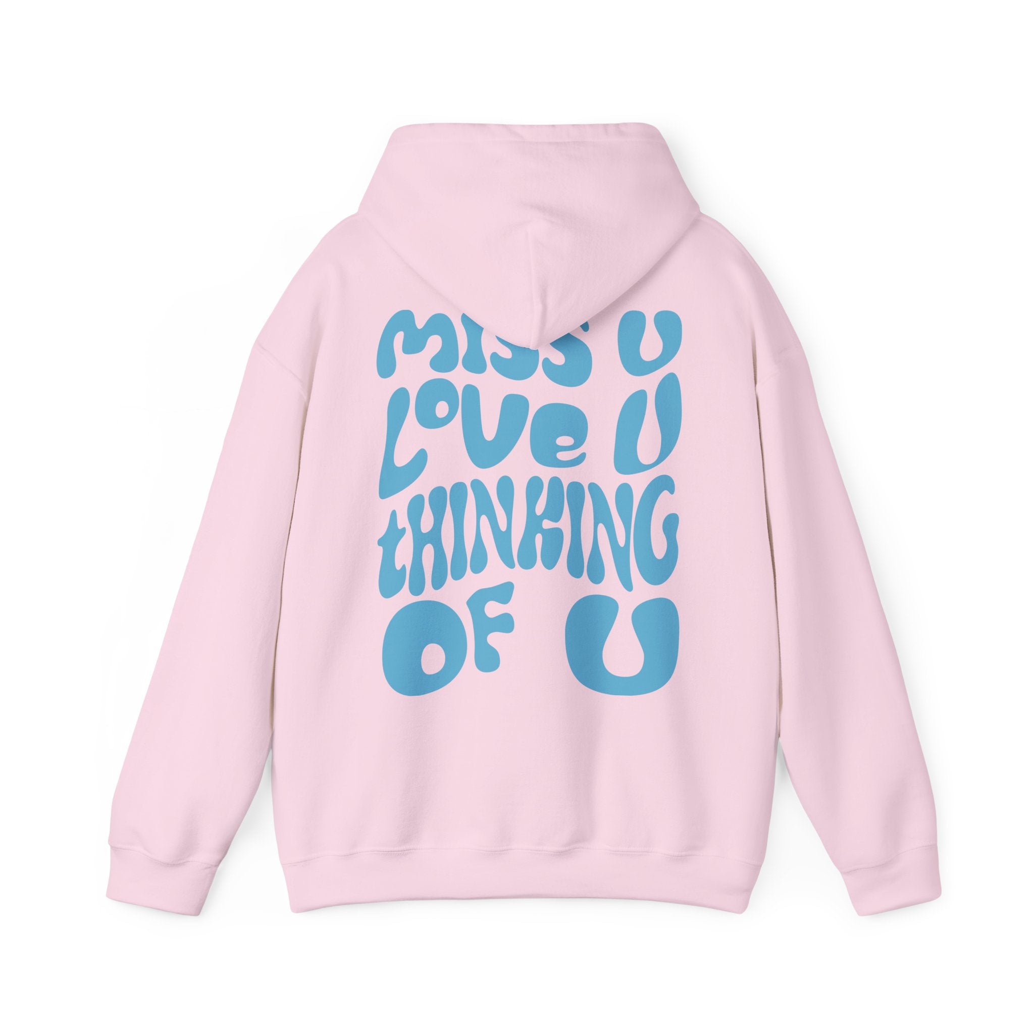 Dalton Maudlin - Miss U Hoodie - Light Blue Print