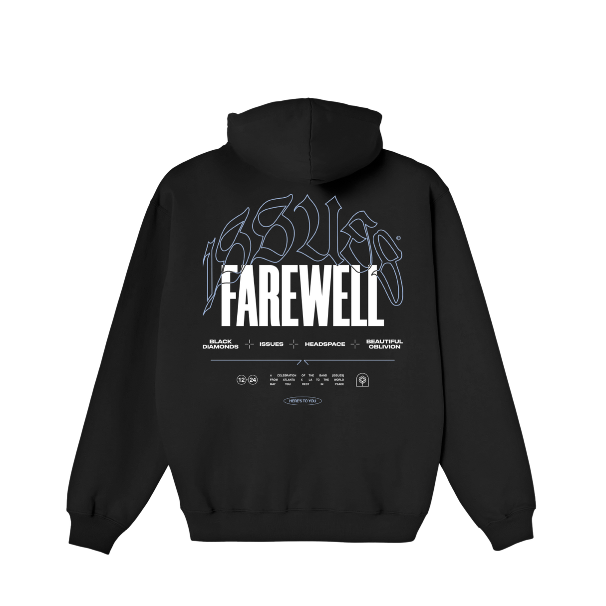 ISSUES - Farewell Black Hoodie