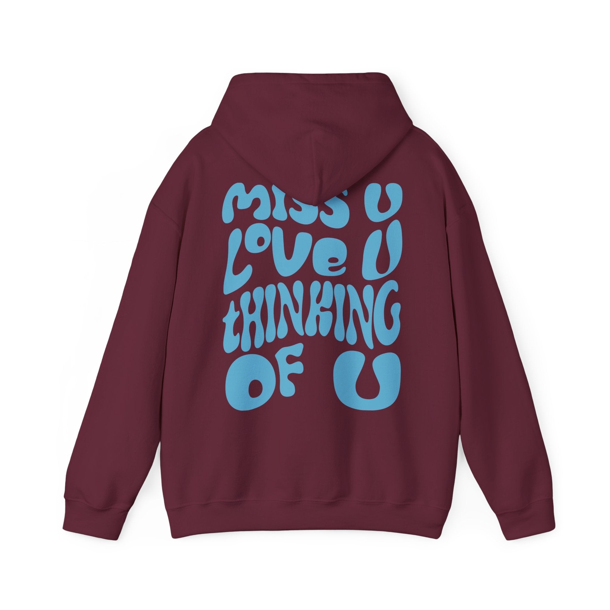 Dalton Maudlin - Miss U Hoodie - Light Blue Print