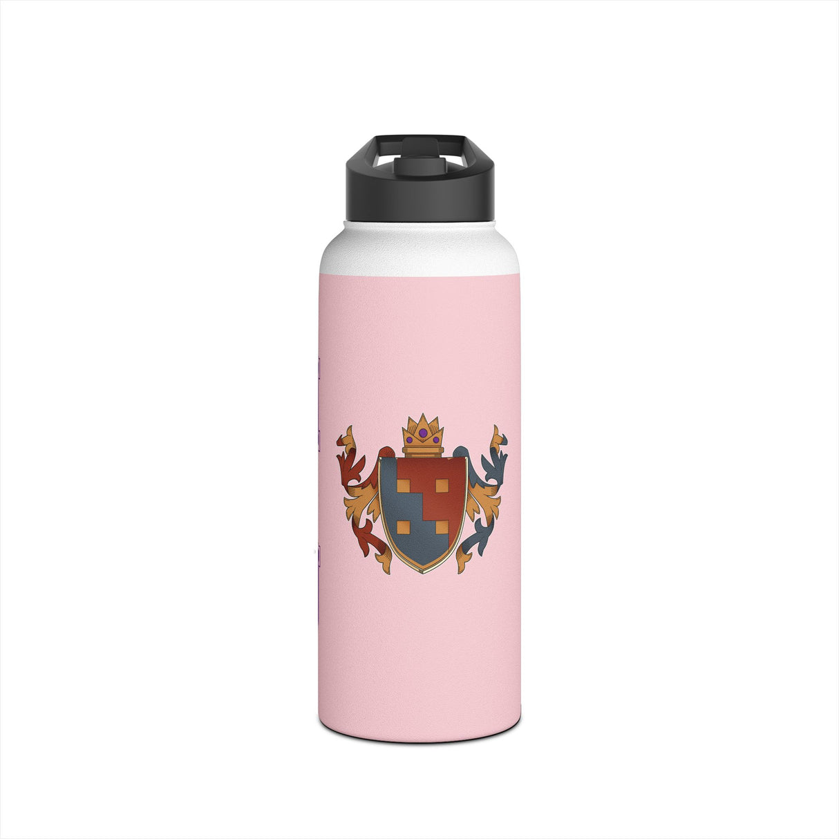 BeardPrincess - HIU Athletics Stainless Steel Water Bottle - Pink