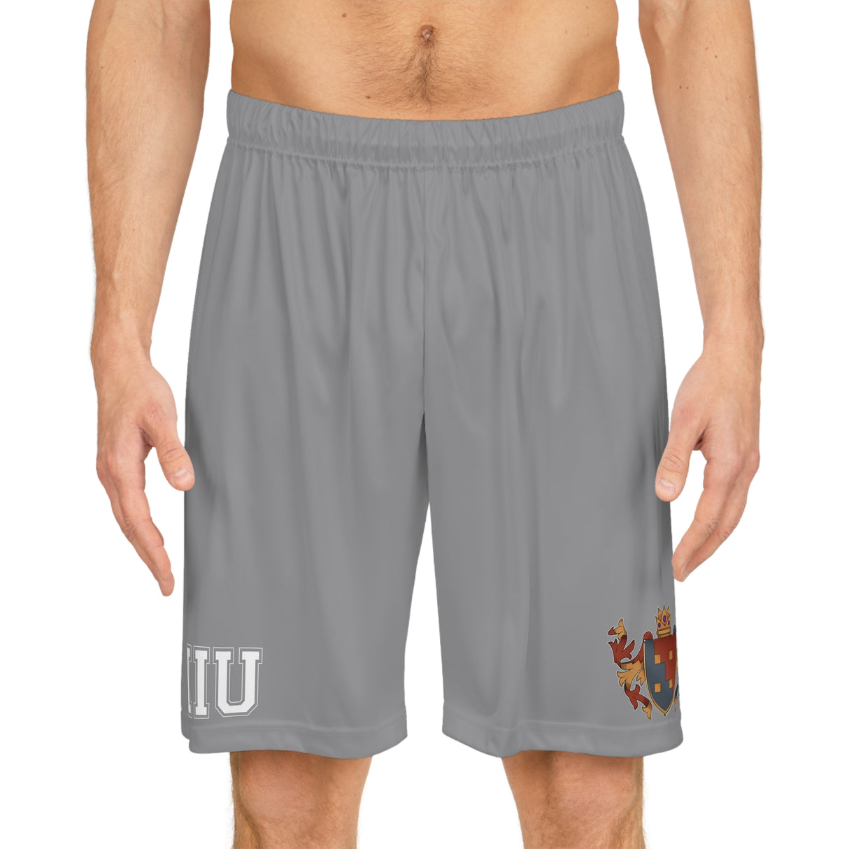 BeardPrincess - HIU Athletics Basketball Shorts - Gray