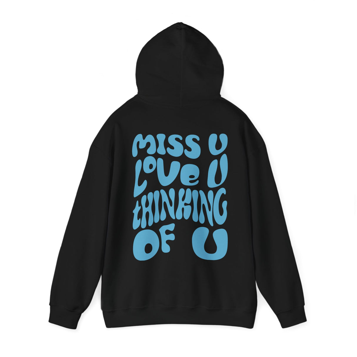 Dalton Maudlin - Miss U Hoodie - Light Blue Print