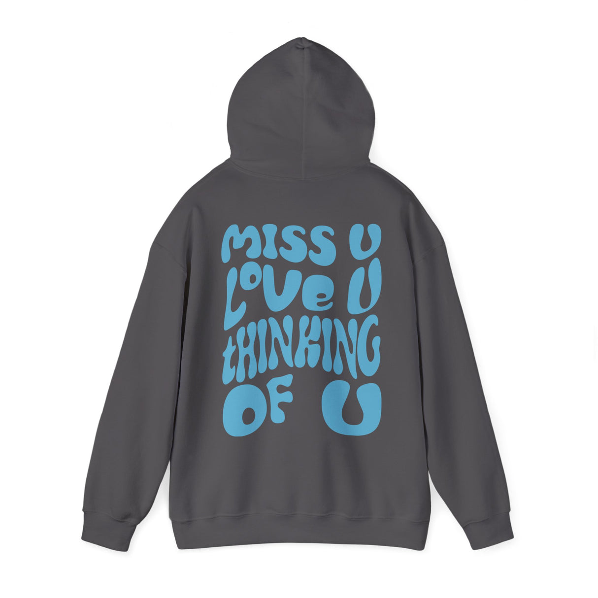 Dalton Maudlin - Miss U Hoodie - Light Blue Print