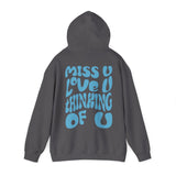 Dalton Maudlin - Miss U Hoodie - Light Blue Print
