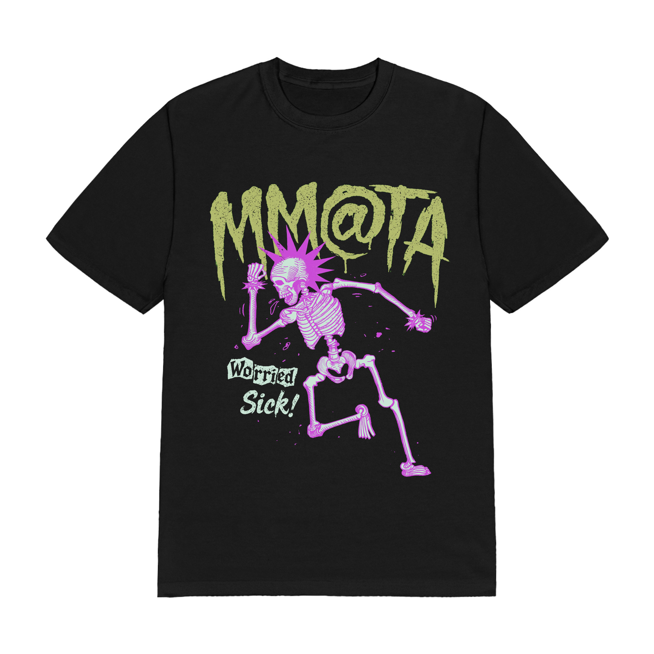 Meet Me @ The Altar - WORRIED SICK Skeleton Tee