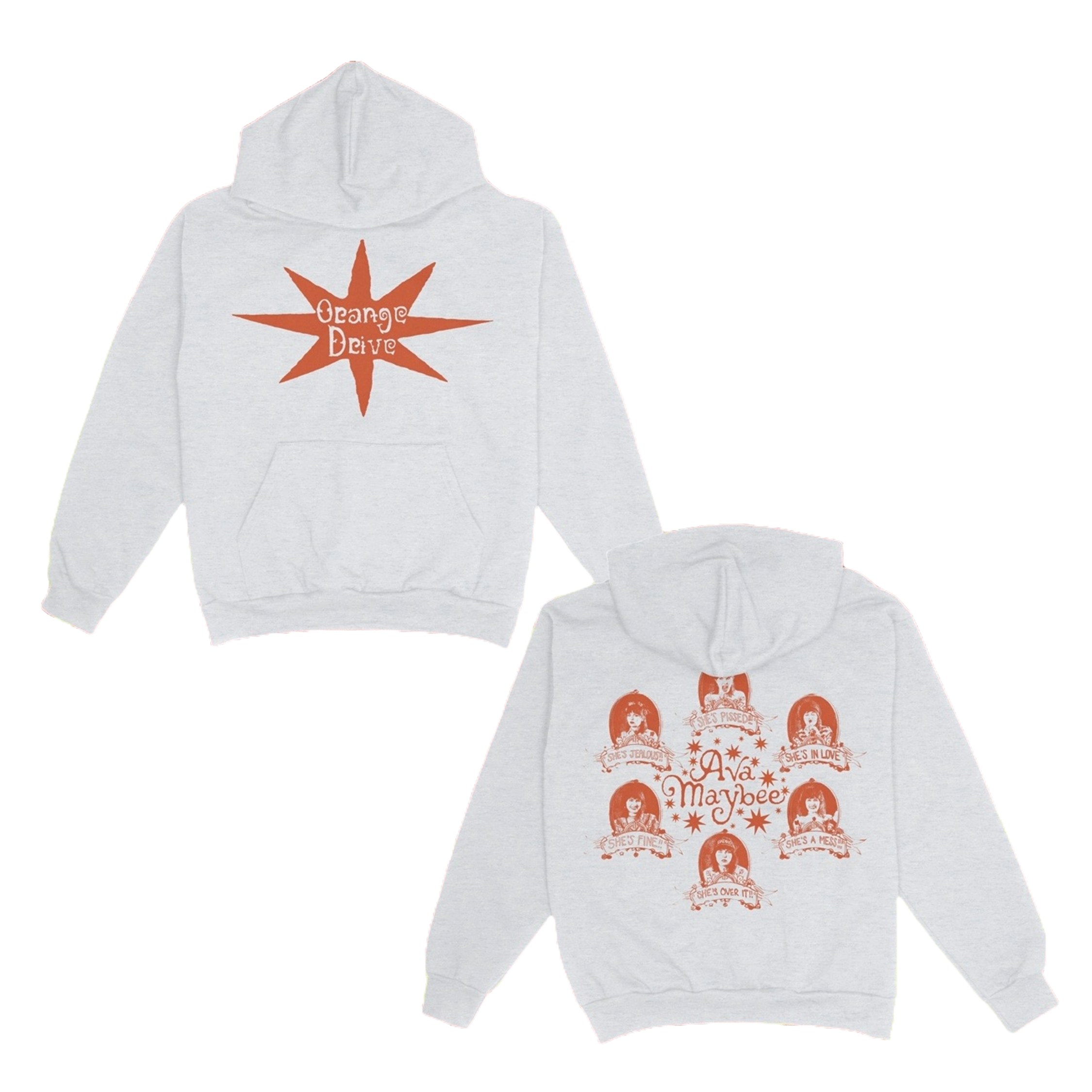 Ava Maybee - Orange Drive Hoodie