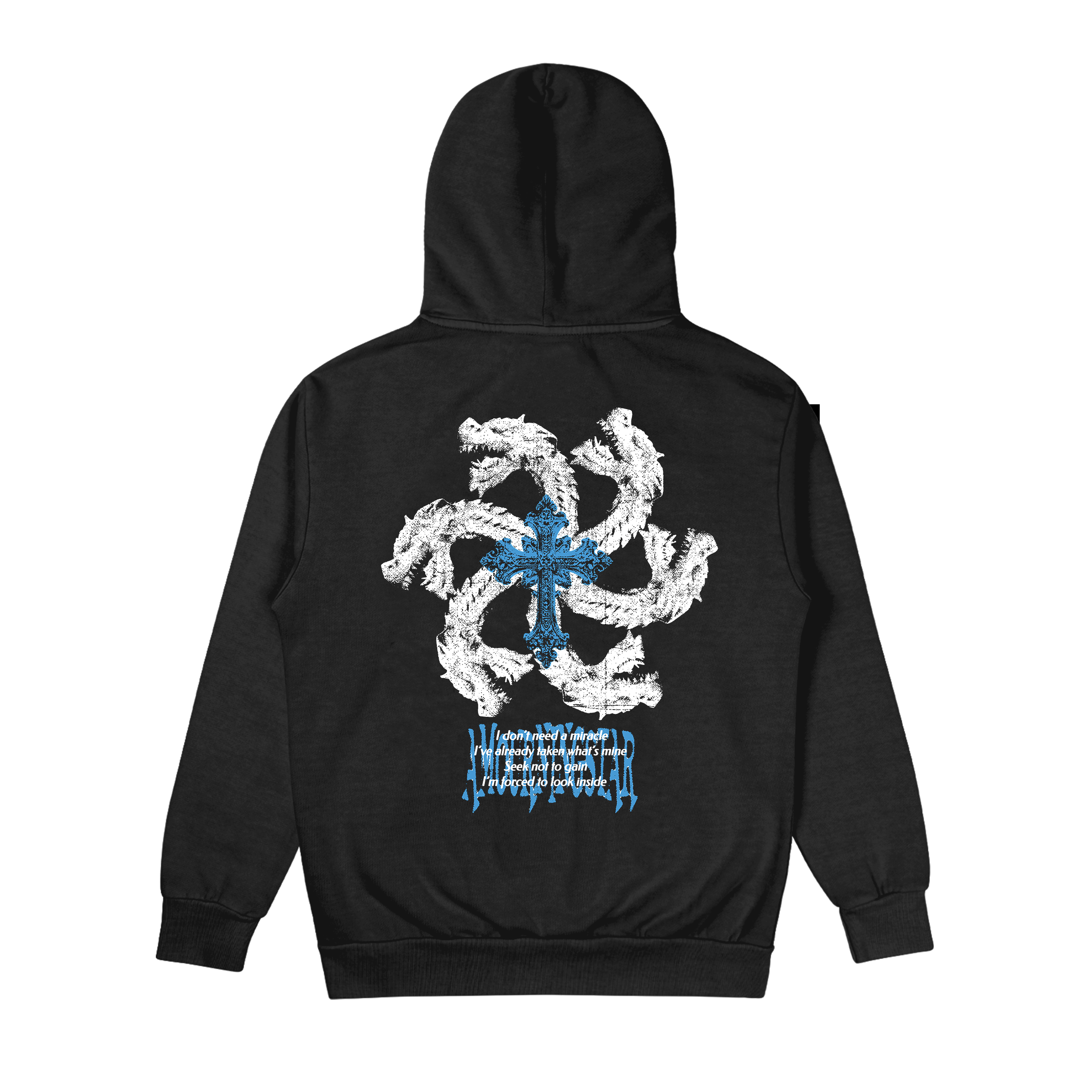 A Mourning Star - Dragon Head Zip-Up Hoodie