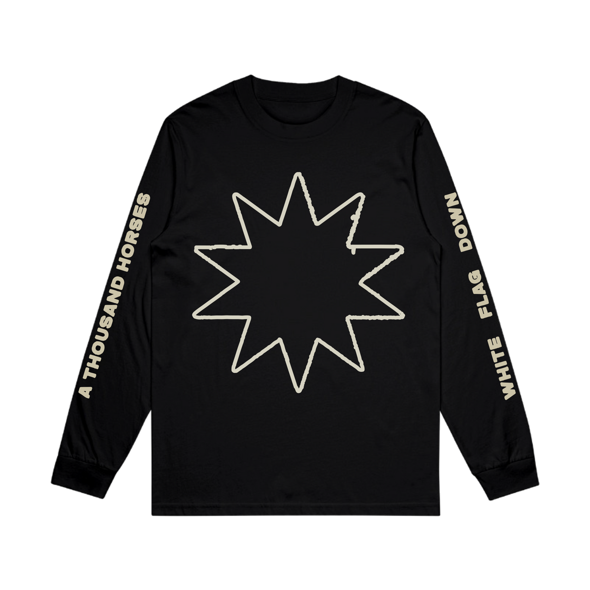 A Thousand Horses - Black Burst WFD Long Sleeve