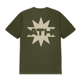 A Thousand Horses - ATH Burst Olive Green T-Shirt