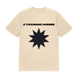A Thousand Horses - White Flag Down Ivory Tee