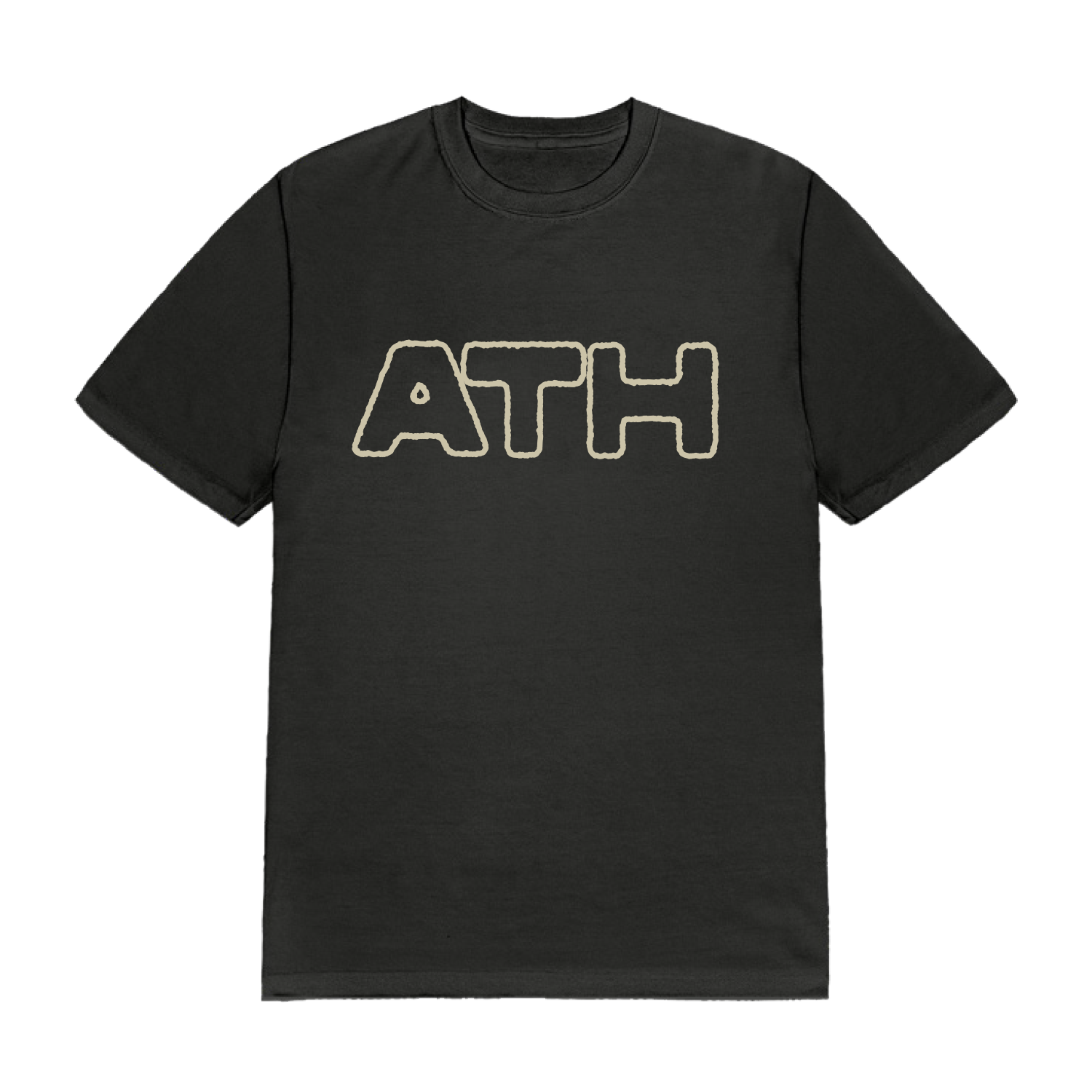 A Thousand Horses - Initial Logo Black T-Shirt