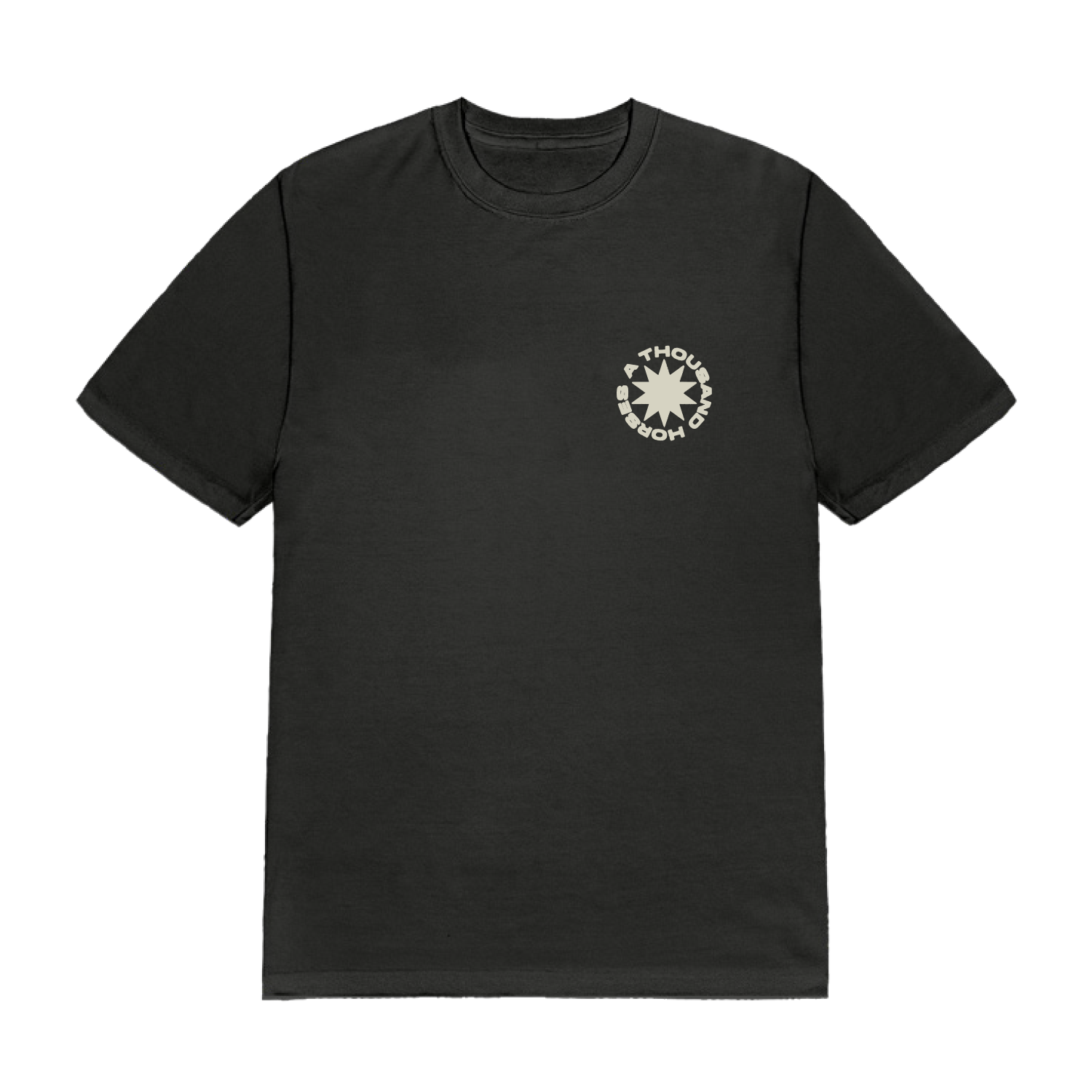 A Thousand Horses - Burst WFD Black T-Shirt