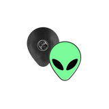 Alien Head Glow In The Dark Enamel Pin