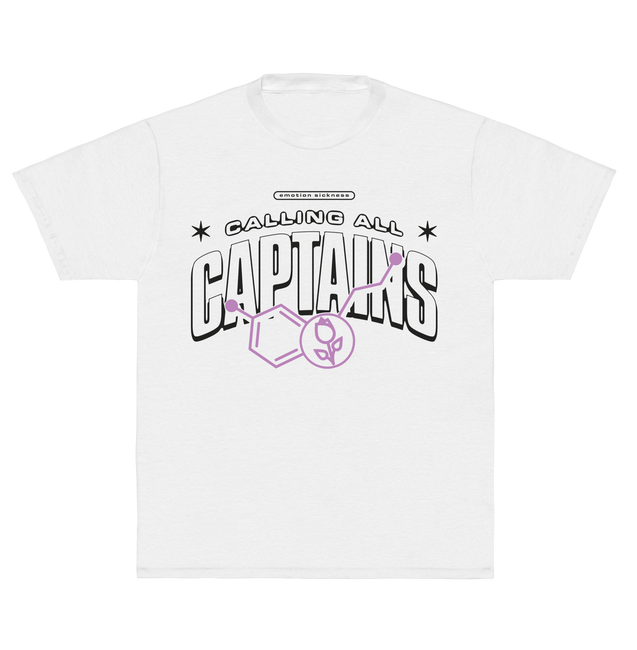 Calling All Captains - Arch White T-Shirt