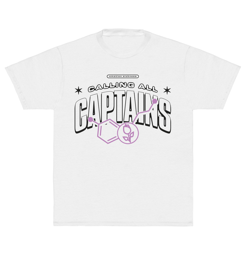 Calling All Captains - Arch White T-Shirt