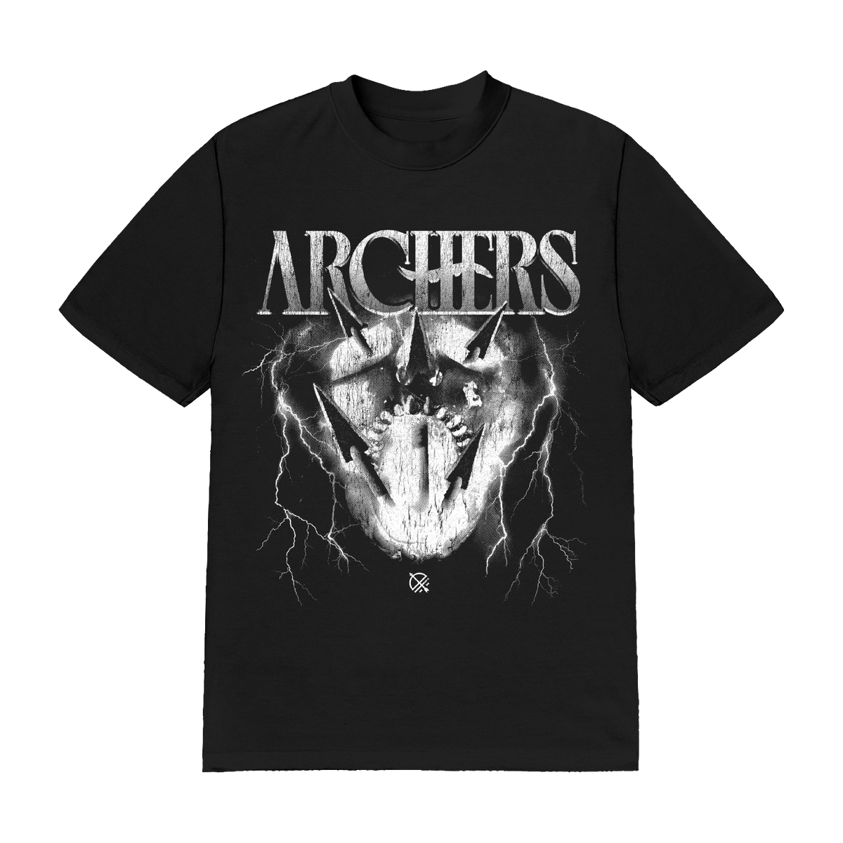 Archers - Lightning Skull Black T-Shirt
