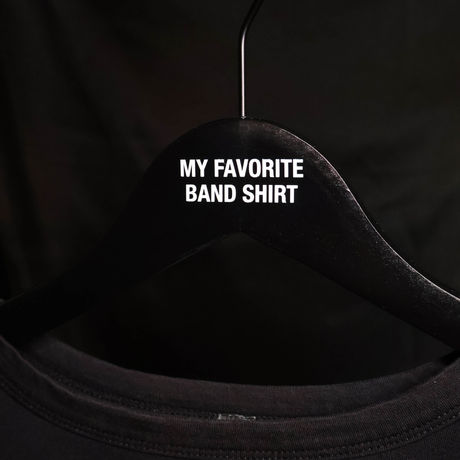The Official Band Shirt Hanger