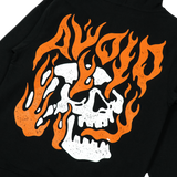 AVOID - Flame Skull Hoodie