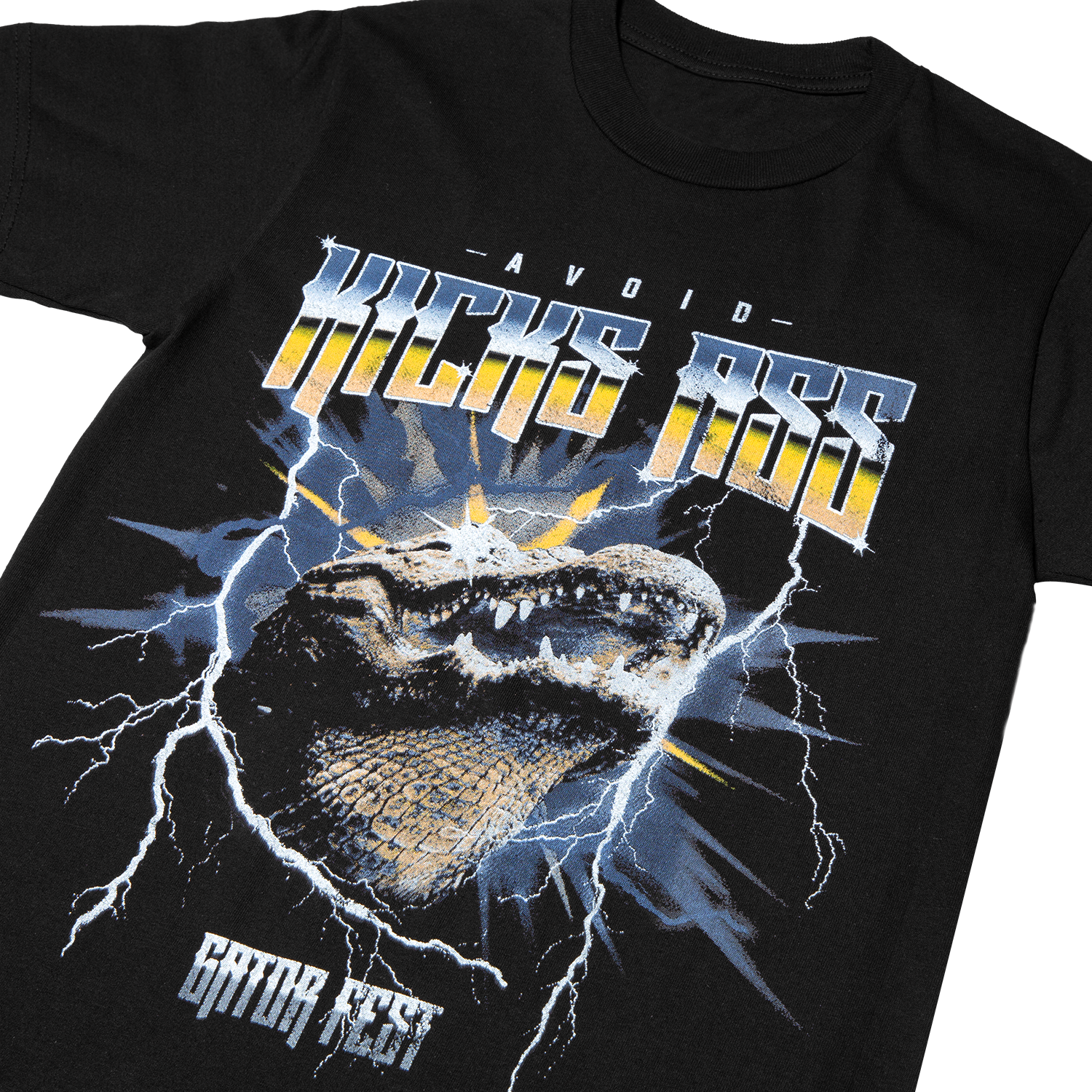 AVOID - Gator Fest Black Tee