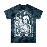 AVOID - Skeleton Flowers Dye Tee