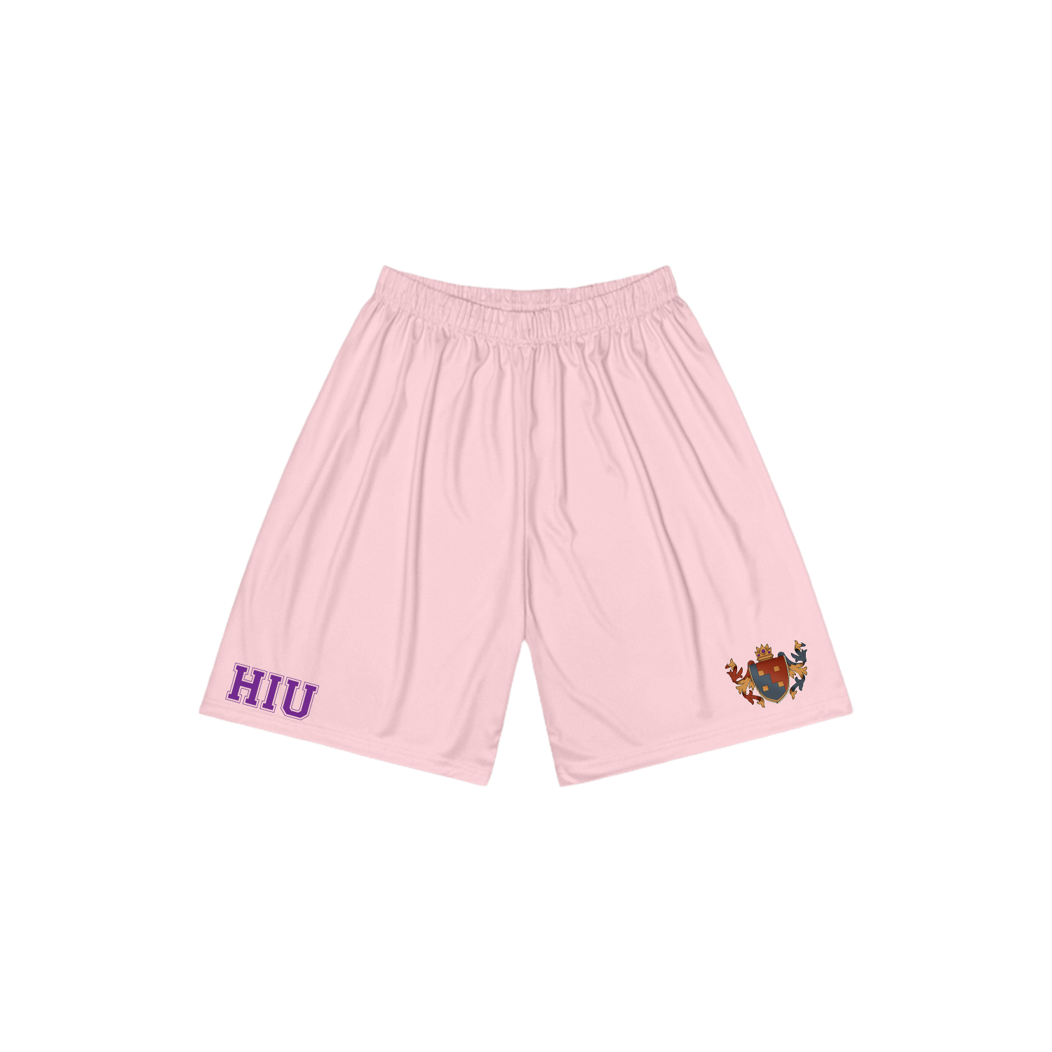 BeardPrincess - HIU Athletics Basketball Shorts - Pink