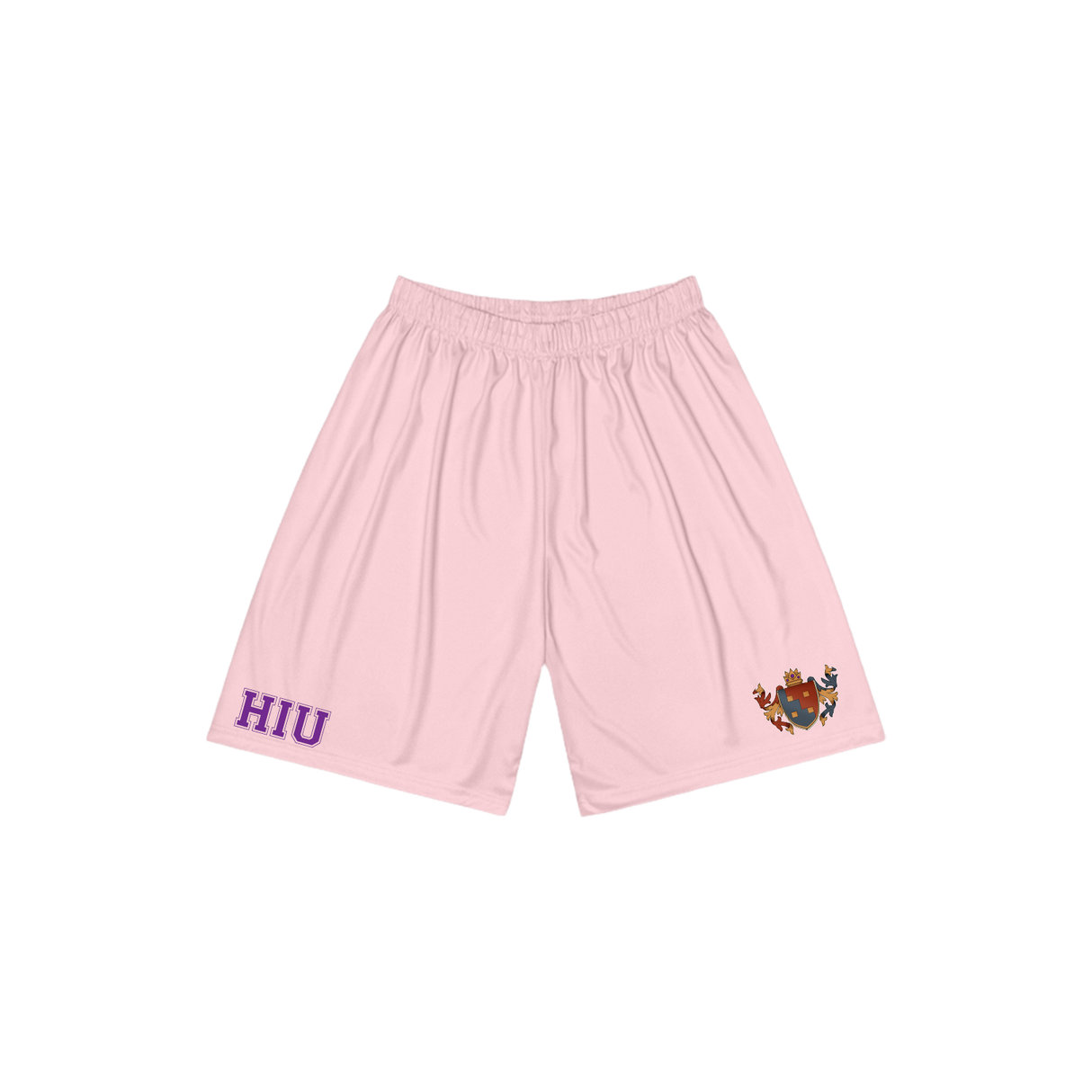 BeardPrincess - HIU Athletics Basketball Shorts - Pink